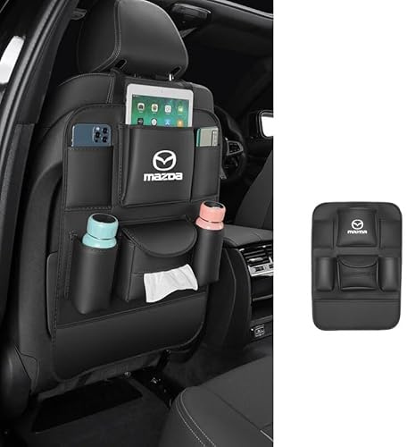 JOEBO Aufbewahrungstasche für die Autositzlehne mit Mehreren Taschen für Mazda CX-3 CX-30 CX-4 CX-5 CX-50 CX-60 CX-7 CX-8 CX-9 CX-90 Demio E1600,Black
