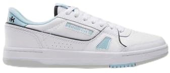 Reebok Unisex LT Court sneakers, Vit/SOFTBLUE/Svart, 6.5 UK, Vit mjuk blå svart, 40 EU