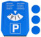 Disco de aparcamiento, tarjeta de aparcamiento, incluye 3 fichas de compra, discos de estacionamiento para coche, camión, caravana