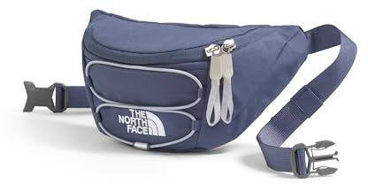 THE NORTH FACE Jester Lumbar Pack - Fanny Pack with Water Repellent Finish, 2.2 Liters, Crossbody Adjustable Strap, Twilight Galaxy/Blue Flax, One Size