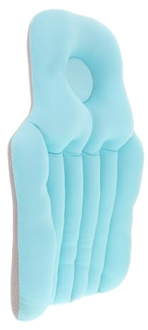 FRCOLOR Compact Folding Bathtub Seat Back Support Bath Pillow for Adults Sauna Accessories Travel Bath Mat