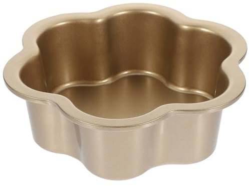 SOLUSTRE Tortiera Piccola a Forma di Fiore di Prugna con Fondo Rimovibile, Teglia per Dolci Antiaderente da 8 Pollici, Adatta per Cucina Domestica e Professionale
