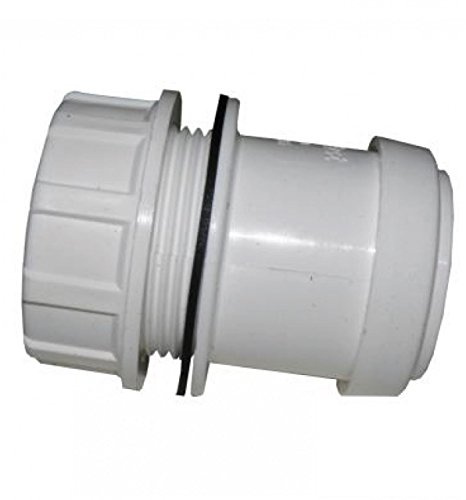 FloPlast Push-Fit Waste Tank Connector 40mm White | Home Standard