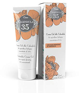 Dulàc - Calendula Cream 75 ml, Rich in Organic Calendula, Vitamin E and Camomile, Moisturises and Protects, Ideal also for Babies, for Face and Body