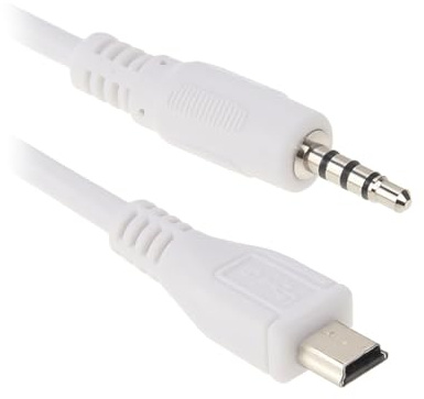 Aukson F58 Mini USB auf 3,5 mm Klinke Audio Adapter Kabel, 5-Pin Mini-USB zu 4-poligem Klinkenstecker, ca. 50 cm – stabile Signalübertragung, ideal für ältere Geräte ohne Standard-Audioanschluss