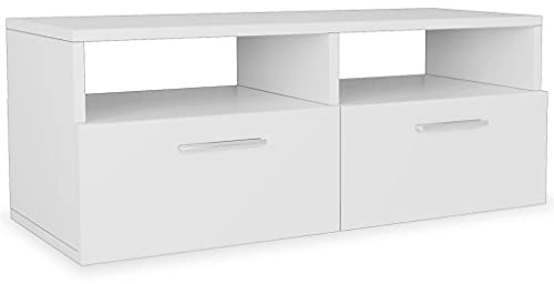 vidaXL TV-Schrank Holzwerkstoff 95x35x36 cm Weiß