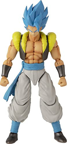 Dragon Ball Super Bandai Figurina Dragon Stars 17 cm - Super Saiyan Blue Gogeta - Figurina d'azione articolata - Licenza ufficiale Dragon Ball - Giocattolo per bambini 4 anni e + - 36187J