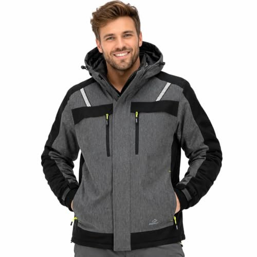 BWOLF OLYMPIA Giubbotto Uomo Invernale Giacca da Lavoro Uomo Antivento Cappotto Invernale con cappuccio