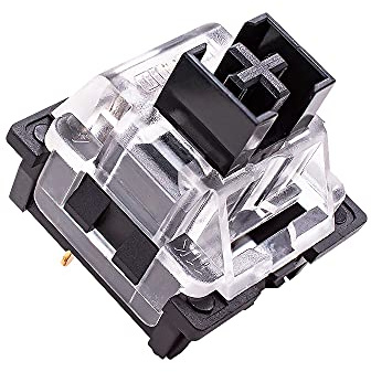 OUTEMU (Gaote) Lot de 65 commutateurs de clavier remplaçables Gateron & Cherry MX pour clavier de jeu mécanique – Linéaire, noir