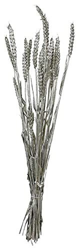 Weizenstrauß getrocknet Silber Weizen Bund mit Stiel Trockenblumenstrauß Weihnachten