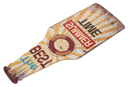 Cabilock Elegante Bierflasche Aus Holz Stranddekor Für Zuhause Strandhochzeitsdekor Strandhaus-raumdekor