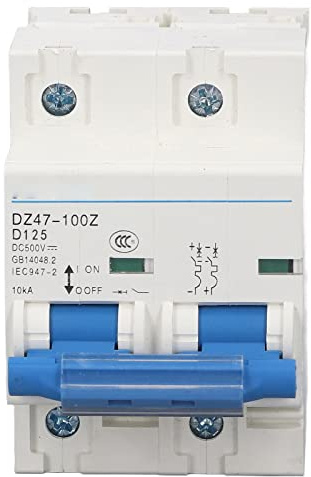 Miniatur-Leistungsschalter DC 500V 125A 10KA Schaltvermögen Überlastschutz DIN Schiene 36mm Montage für Solaranlage und Elektroinstallation