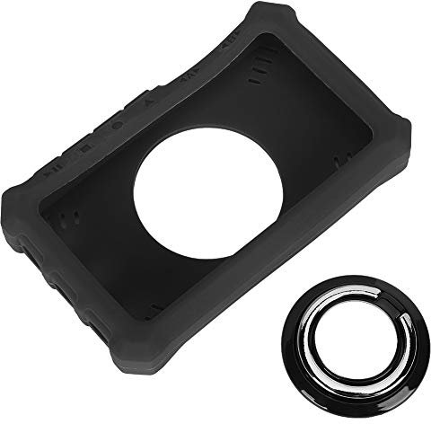 DS213 Mini Oscilloscope Protective Cover Case with Ring Stand, Soft Silicone Material, Compatible for DS203 Oscilloscope (Black)