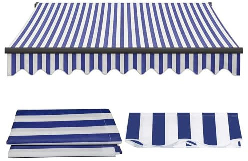 ZFUCMAYL Ersatzteile for Einziehbare Markisen, Markisen for Die Außenterrasse, Nur Stoff, Ersatz-Oberteil for Die Markise for Terrassenfenster, Türen Und Autoseiten(19.7x11.5ft)