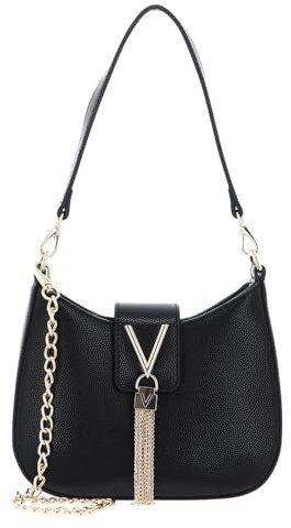Valentino Divina Shoulder Bag Nero/Gold