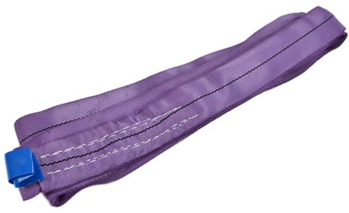 Hebegurte für Hebezeuge, Runde Hebegurte, Hebegurte und Gurte, 1T, Lila, PES-Rigging-Zubehör, Endlose Rundschlinge für Schiffe, Maschinen, Bauwesen (#2)