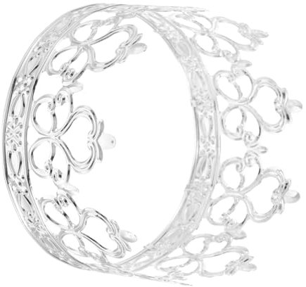 MUSISALY Mini Silver Princess Crown Cake Topper Elegant Birthday Wedding Decoration Unique Cake Ornament for Women Flexible Design for Celebrations Safe Materials for Special Events