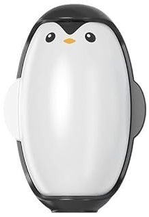 Oneroomone Fusselrolle Wiederverwendbar Waschbarer, Pinguin Form Fusselroller Kleidung, Wiederverwendbarer Fusselroller, Fusselroller Ball Für Haustier Haar, Kleidung, Reisen, Haus (Schwarz)
