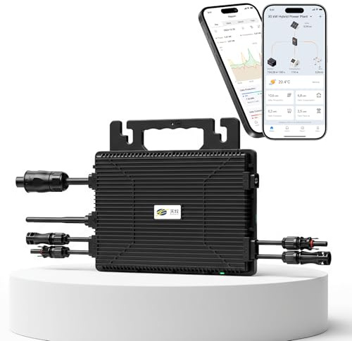 Astro-E Mikro-Wechselrichter 800 W TM-L800Mi für Balkonkraftwerk, IP67 wetterfest, Plug-&-Play Installation, 2 MPPT, Bluetooth & WiFi, Micro Inverter