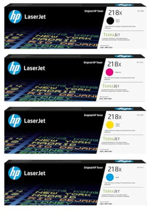 HP 218X (W2180XQ1) Original Cartridge Toner CMYK 4-Pk for 3201/3301 Series