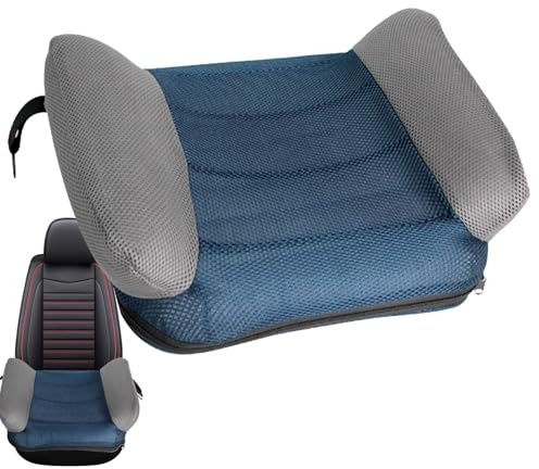 Generisch Sitzerhöhung Auto Kinder, Aufblasbare Kindersitzerhöhung, Extra Breit & Gepolstert Kindersitz, Schnelles Aufblasen Mit Dem Mund, Ergonomisch & Leicht, Tragbares Netzdesign Für Reisen