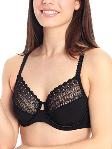 Sassa Damen BH Bügel 24790, Einfarbig, Gr. 85C, Schwarz (Schwarz 00500)