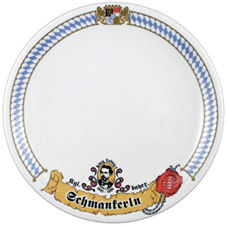 Seltmann Weiden 001.449684 Speiseteller Rund, Blau/Weiß/Gelb/Rot