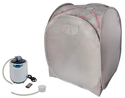 Sauna a Vapore Svedese Portatile, Generatore Elettronico da 2 Litri, 1000W con 9 Livelli Riscaldamento e Timer Regolabile, Telecomando Incluso, ideale per Casa | CHI-ENTERPRISE