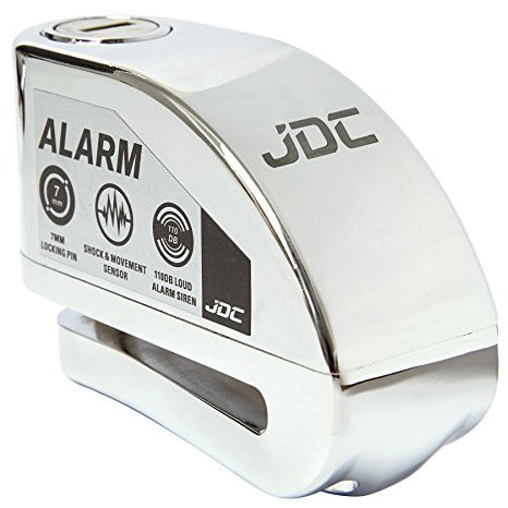 JDC Lucchetto Bloccadisco con Allarme – Jaws - Cromato