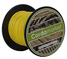 Cordamarket Driza Dyneema Schnur, 2 mm, für Erwachsene, Unisex, Gelb, 2 mm bis 20 m