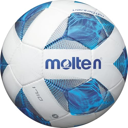 Molten Pallone da allenamento F4A1710, bianco/blu/argento 4