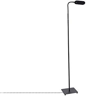 Qazqa botot - LED Dimmable Lampadaire avec bras flexible variateur inclus - 1 lumière - H 142.3 cm - Noir - Moderne - éclairage intérieur - Salon I Chambre