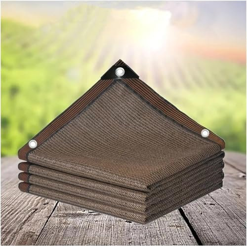 Filet D'ombrage 12 Broches Ombrage 95% Renforce ÉPaissir Voile Ombrage, Serres Filet Coupe-Vent avec Oeillets,pour La Couverture VéGéTale/Serre/Jardin/Pergola/Fleurs de Serre/Abri D'auto 1x1m
