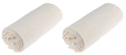 2 Rouleaux D'étamine Tissu de Mousseline de Coton Non Blanchi pour Filtrer Des Étamines Ourlées Réutilisables Filtre Filtre pour La Cuisson Passoire à de Noix