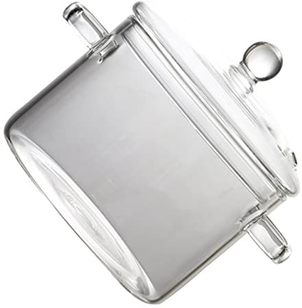 KICHOUSE Ciotola Trasparente Con Coperchio Per Zuppa e Noodles e Facile Da Pulire Design Ergonomico Per Presa Comoda