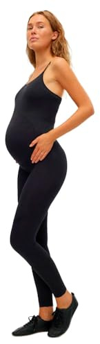 MAMALICIOUS kvinnlig jumpsuit mamma-jumpsuit, svart, M-L