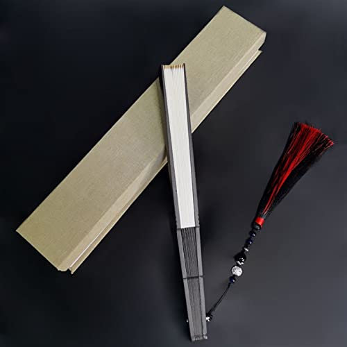 SUNMME Handventilator aus Aluminiumlegierung, faltbarer Selbstverteidigungs-Kung-Fu-Ventilator für Sammlung, Tanzen, Kung Fu, Geschenk, Fitness, Aerobic