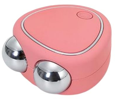 Masseur facial électrique - Masseur facial micro-courant, Rouleau de massage des yeux | Lifter facial USB avec boule de massage double rouleau, dispositif tonifiant pour le soin de la