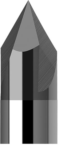 Bohrer Scharnierschneider Hartmetall bestückt Bits Anfasfräser 60 90 120 Grad, beschichteter 3-schneidiger Hartmetall-Fasenfräser 4 mm 6 mm 8 mm, Fräser for Holzbearbeitungswerkzeuge(6X60RX50L)