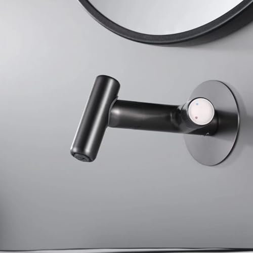 CCKUHN Simple Concealed Basin Hot and Cold Water Faucet Spout Rotating Built-in Faucet, White Concealed Faucet (Gun Grey Concealed Faucet)