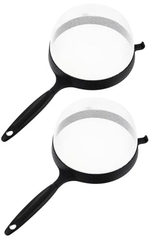 BEBEMOKO 2piezas Sifón De Harina De Plástico Pp Colador Manual Para Filtrar Harina y Azúcar Repostería y Cocina