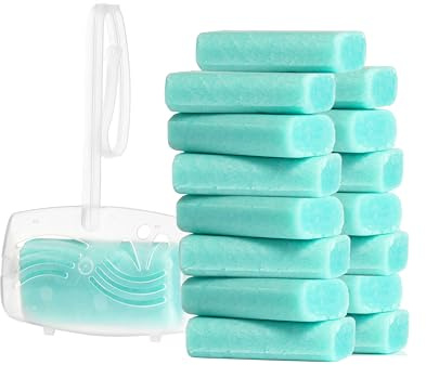 AC PUR Brillant 2in1 WC Duft- & Reinigungsspüler 16 Tabs – Aktivschaum, inkl. 3 Körbchen (Pinie)