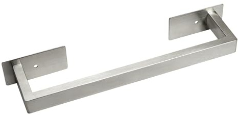 Bagno Portasciugamani 31CM -XXINLOOY Autoadesivo Per Porta Salviette in Acciaio Inossidabile Porta Asciugamano (Argento)