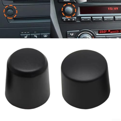 For BMW Audio Radio Volume Rotary Switch Knob replacement for 3 Series E90 and 1 Series E81 E82 E87 E88, designed to restore factory audio control function (E)