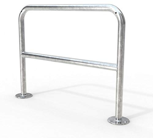 Fahrradständer Fahrrad Anlehnbügel 9221 1200mm zum Aufdübeln Anlehnbügel 9221 | 1200mm | mit Knierohr | Fahrradständer für 2 Fahrräder | Aufdübeln | Anlehnbügel Anlehnparker Einzelständer Fahrradanlehnbügel Radständer | Dreifke®