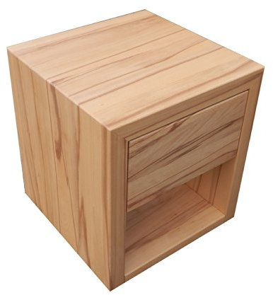 Martin Weddeling Nachttisch Kernbuche massiv.Modell Palermo Maße: 45x45x45cm hoch. Maßanfertigung !