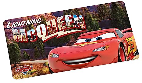 Disney 12784 Cars Brettchen Lightning McQueen Brett, Melamin, Mehrfarbig