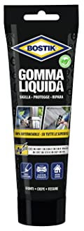 Bostik Gomma Liquida Tubo 250G, Nero, 4.9 x 7.8 x 21.1 cm, 250 grammi