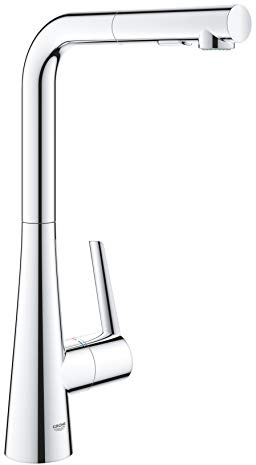 Grohe Zedra Einhand-Spültischbatterie, DN 15 Chrom 32553002 Dual Spülbrause