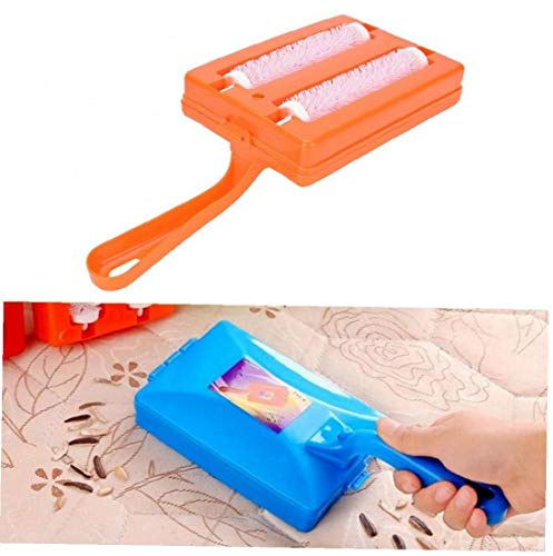 AMOYER 2 cepillos de Mano Alfombra Tabla Sweeper Crumb Cepillo Limpiador de Rodillos Herramienta para la Limpieza del hogar Cepillos aleatoria 1PC